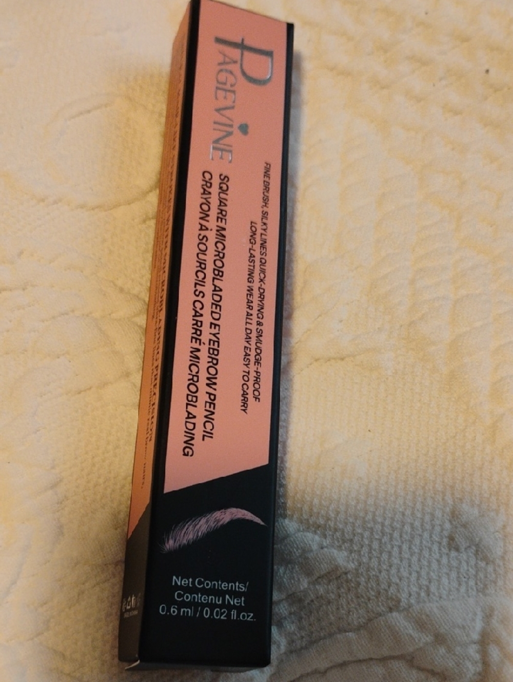 Pagevine Square Eyebrow Pencil In Caramel Blonde NIB